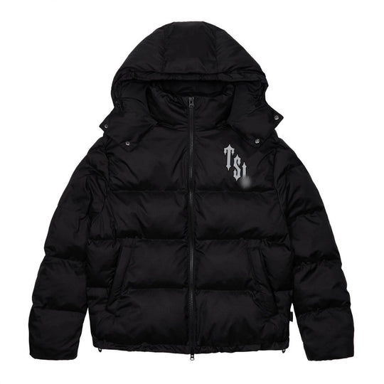 Herren Trendige Daunenjacke mit Kapuze