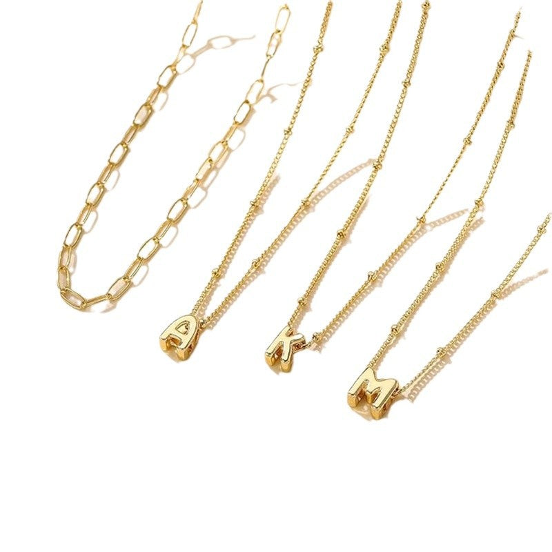 Damen mehrschichtige Kette mit personalisiertem Anhänger Shop Nory