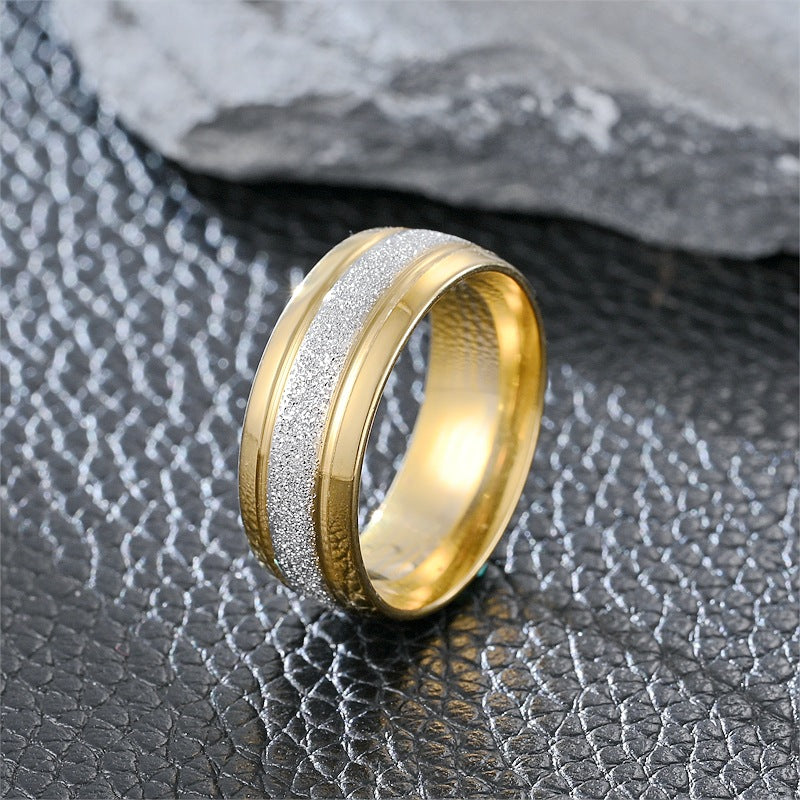 Herren Ring mit hochwertigem, zweifarbigen Oberflächenfinish Shop Nory