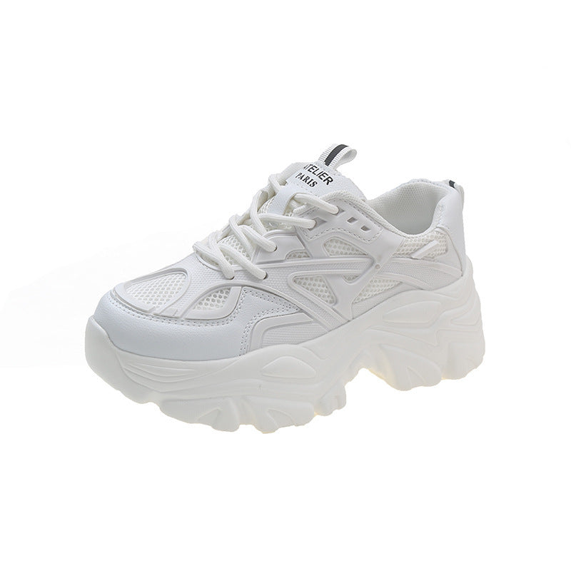 Damen Sportliche Chunky Sneaker mit atmungsaktiver Mesh-Oberfläche