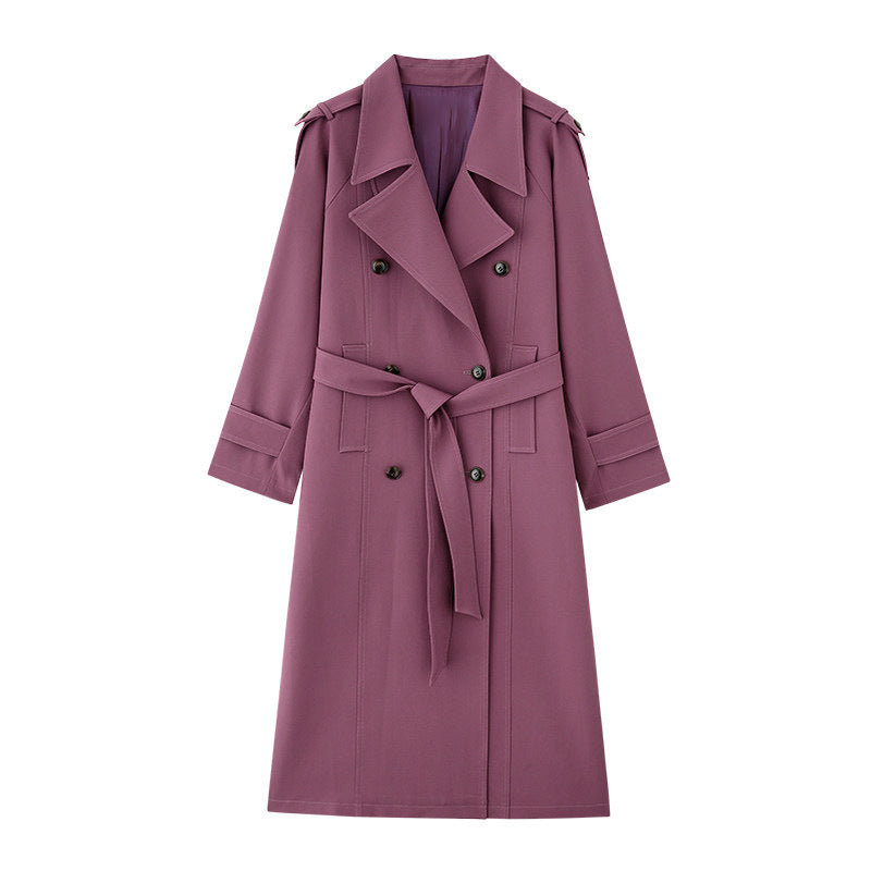 Damen Eleganter Trenchcoat mit Taillengürtel Shop Nory