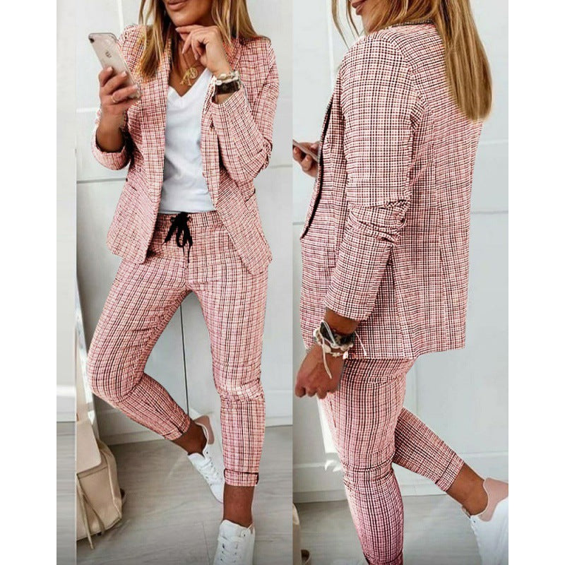Damen Blazer und Hose Set