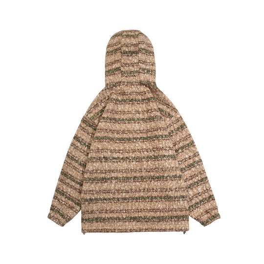 Unisex Strick-Hoodie im Oversize‑Cut mit halbem Reißverschluss Shop Nory