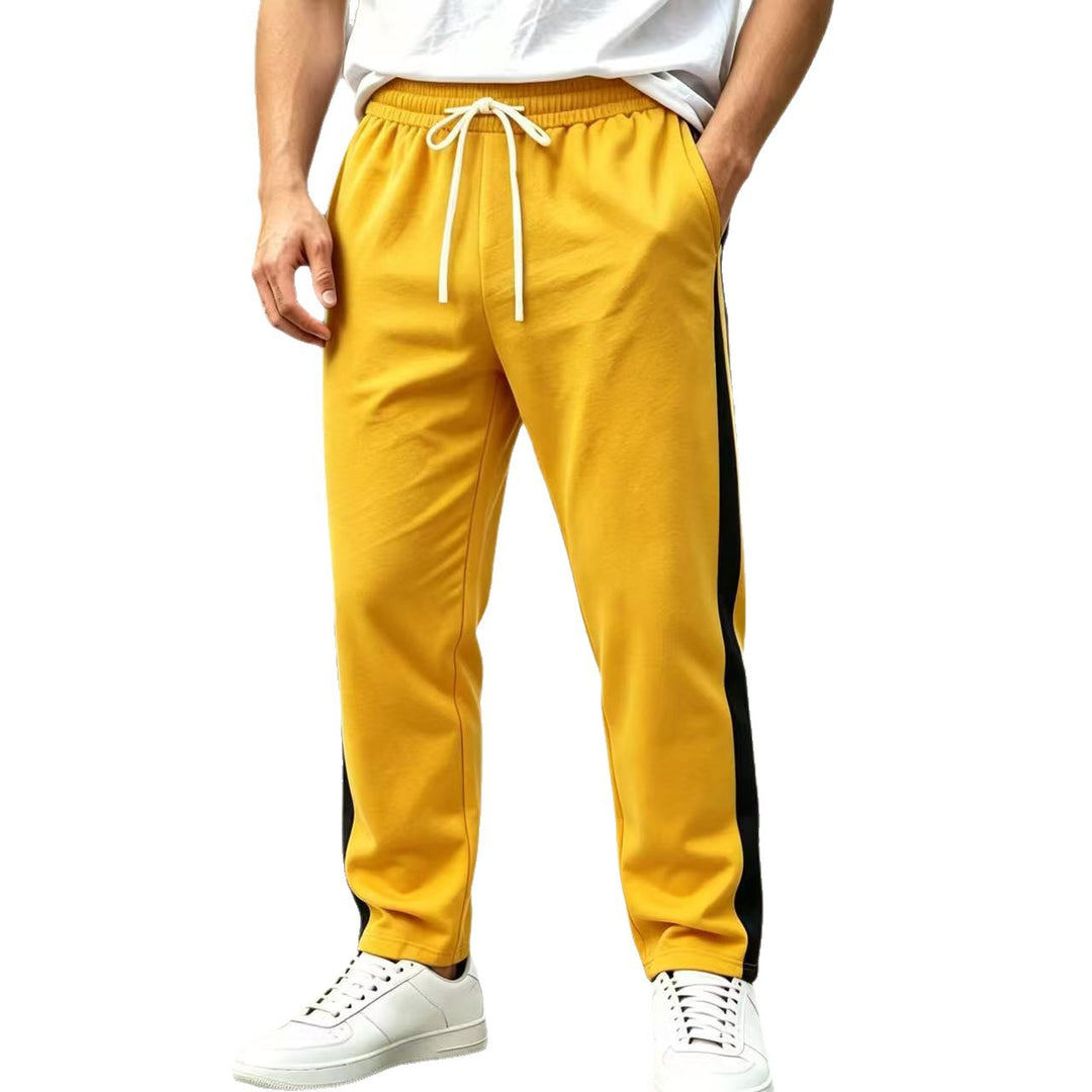 Herren Jogginghose mit seitlichem Kontraststreifen, elastischem Bund und Kordelzug Shop Nory