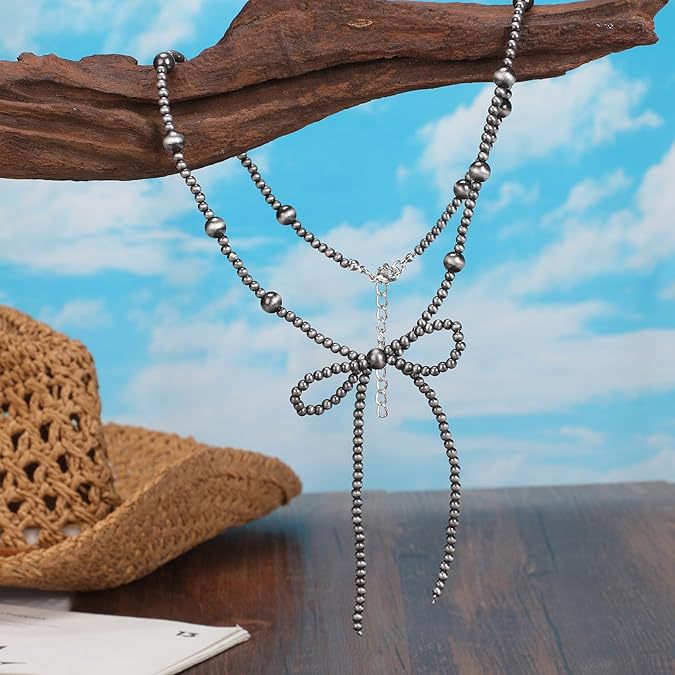 Damen Kette mit verspieltem Schleifen-Design und hochwertiger Verarbeitung Shop Nory