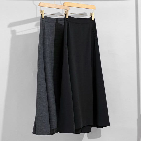 Damen Fließender Maxirock mit hohem Bund, A‑Linie und elegantem Fall Shop Nory