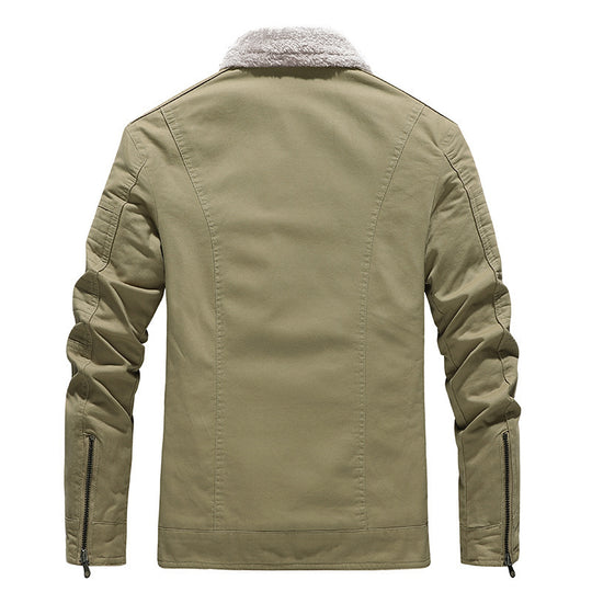 Herren Hybrid-Fliegerblouson mit Teddyfleece-Innenfutter und gesteppter Ärmepasse Shop Nory