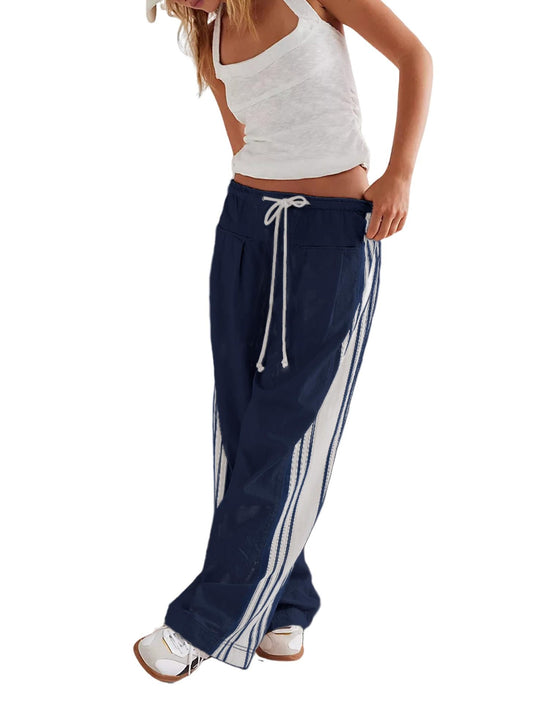 Damen Lässige Sporthose mit seitlichen Streifen