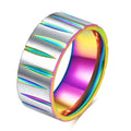 Herren Ring aus hochwertigem Wolframcarbid mit einzigartigem, geometrischem Design Shop Nory