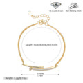 Damen Armband aus hochwertigem 925 Sterling Silber mit funkelnden Zirkon-Akzenten Shop Nory