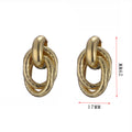 Damen Ohrclips mit kunstvollem geflochtenem Design Shop Nory