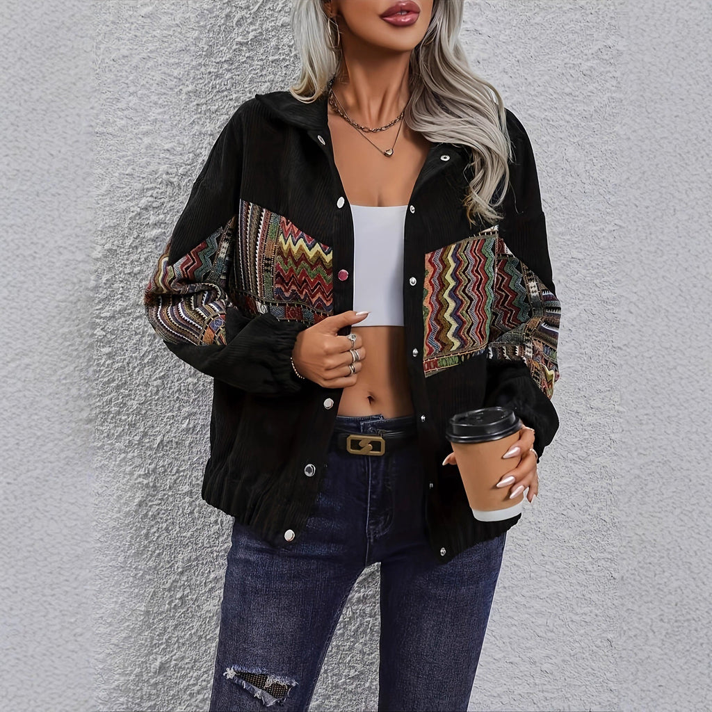 Damen Modischer Allrounder mit Ethnomuster