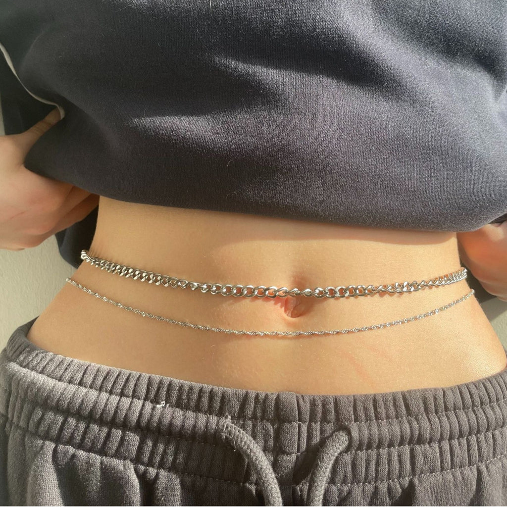 Damen modisches Fußkettchen mit eleganten Gliederdesign Shop Nory
