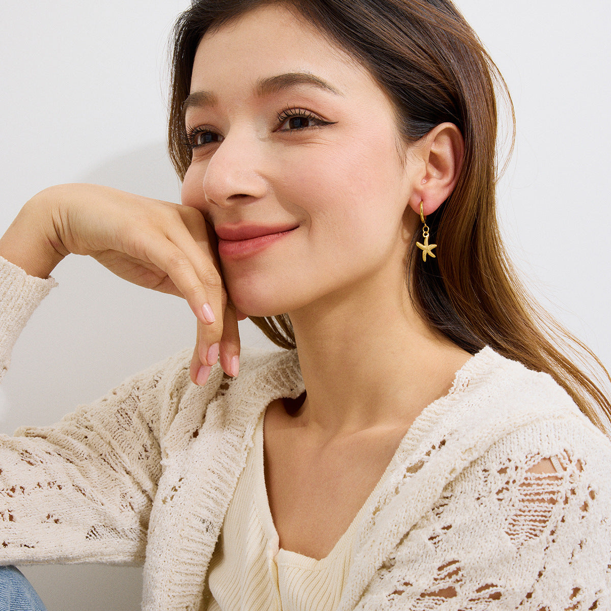 Damen Ohrhänger mit maritimen Motiven aus hypoallergenem Edelstahl Shop Nory