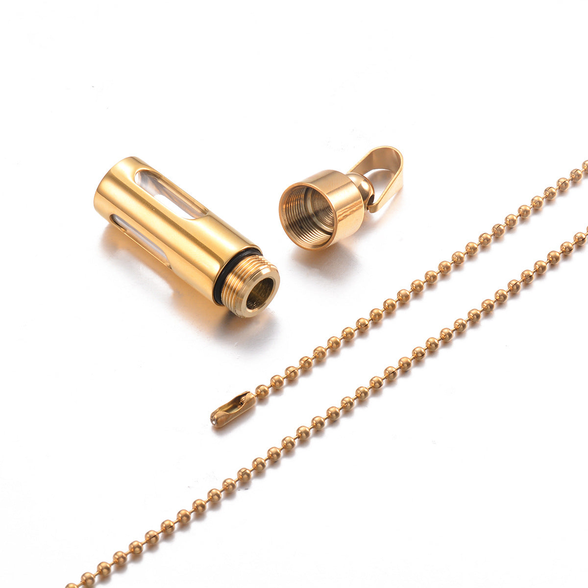Damen eleganter Medaillon-Anhänger mit hochwertigem Verschluss und sichtbarem Innenraum Shop Nory