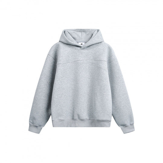 Unisex Oversize Kapuzenpullover aus Baumwollmix mit minimalistischen Nahtdetails Shop Nory