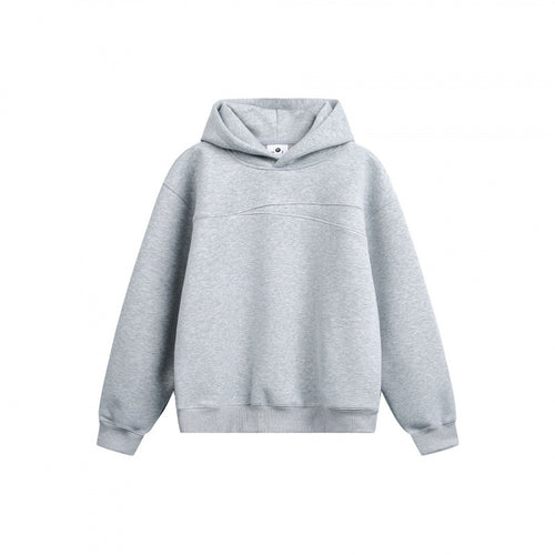 Unisex Oversize Kapuzenpullover aus Baumwollmix mit minimalistischen Nahtdetails Shop Nory