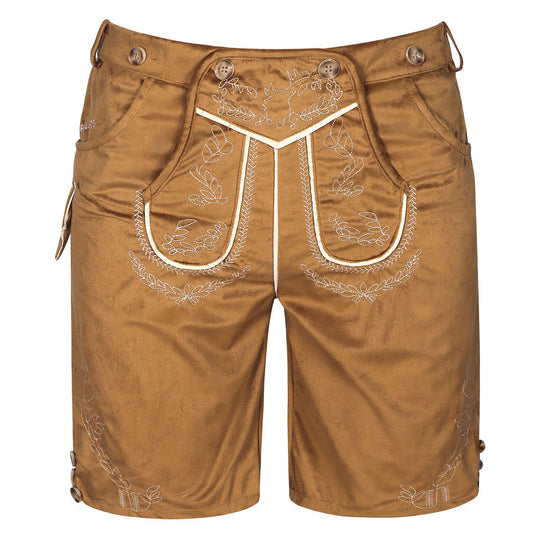 Herren nan kurze Trachtenhose mit besticktem Hosenlatz und Komfortbund Shop Nory