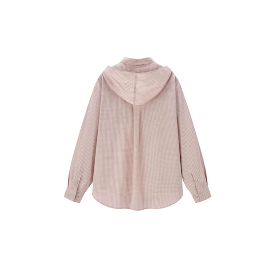 Damen Hemdbluse mit angeschlossenem Halstuch und Oversize-Schnitt Shop Nory