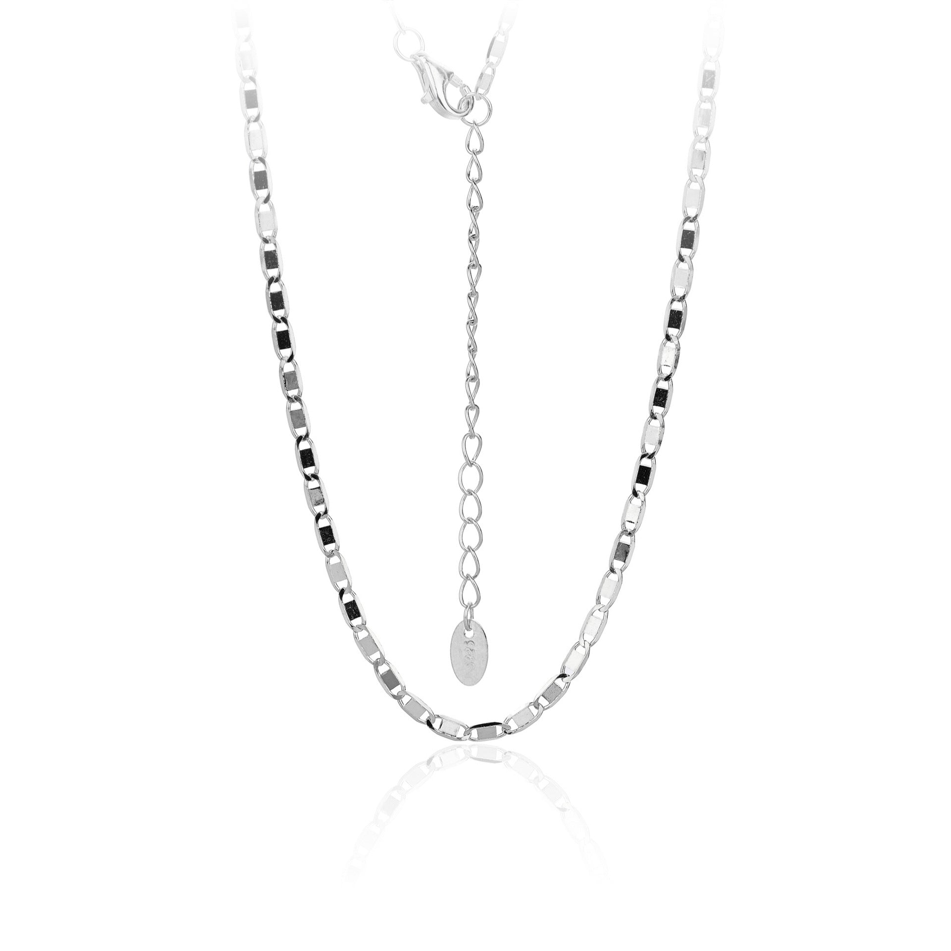 Damen Kette aus hochwertigem 925 Sterling Silber mit eleganten Gliederdesign Shop Nory