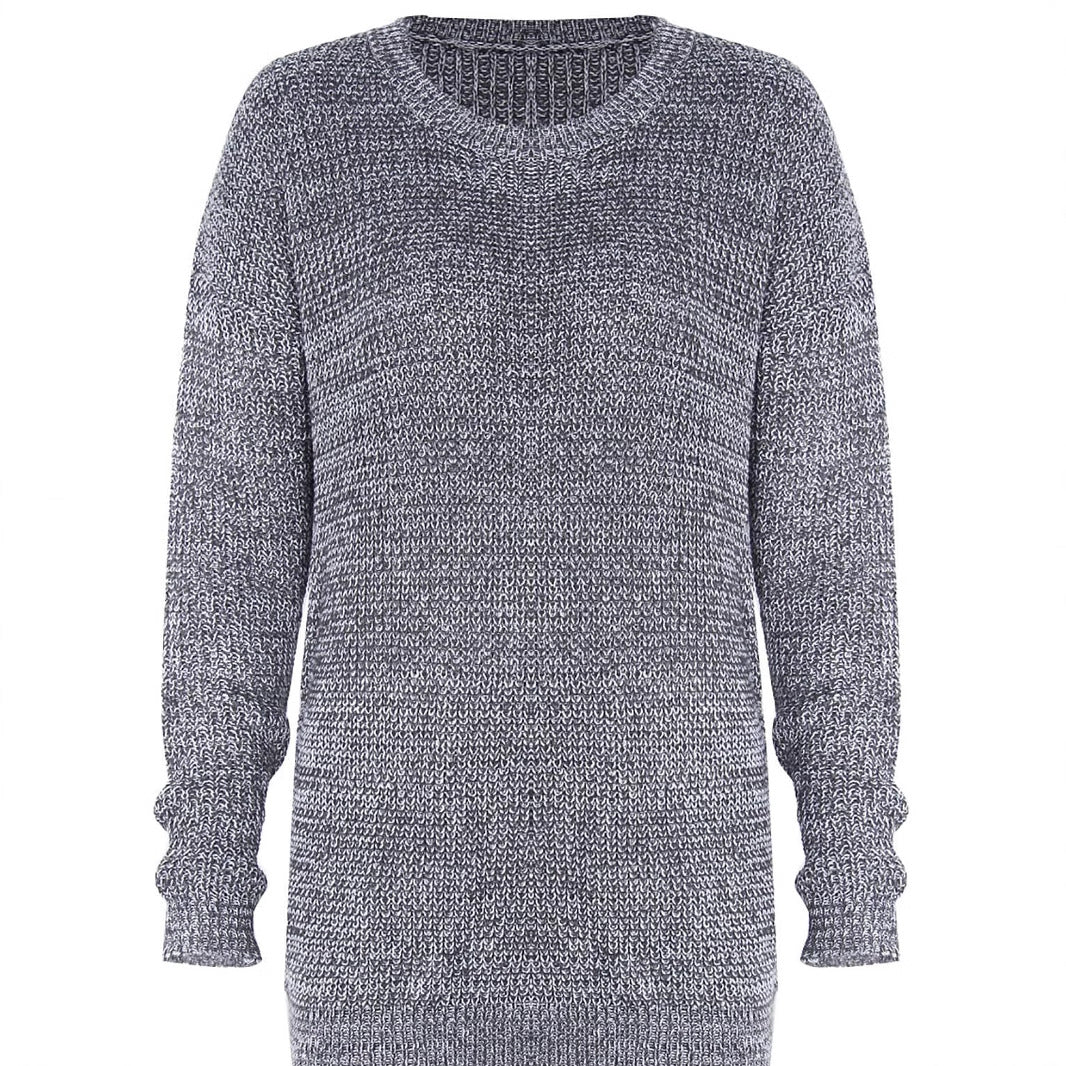Damen Modischer Strickpullover mit Herz-Details