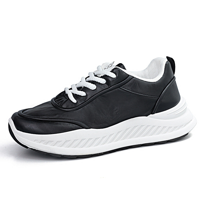 Damen Sneaker aus hochwertigem Leder mit dämpfender Sohle