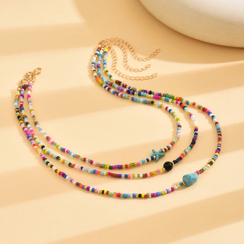 Böhmische Bunte Perlenkette | Shop Nory