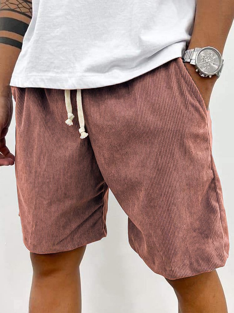 ShopNory | Herren Casual Kordelzug Cord Shorts