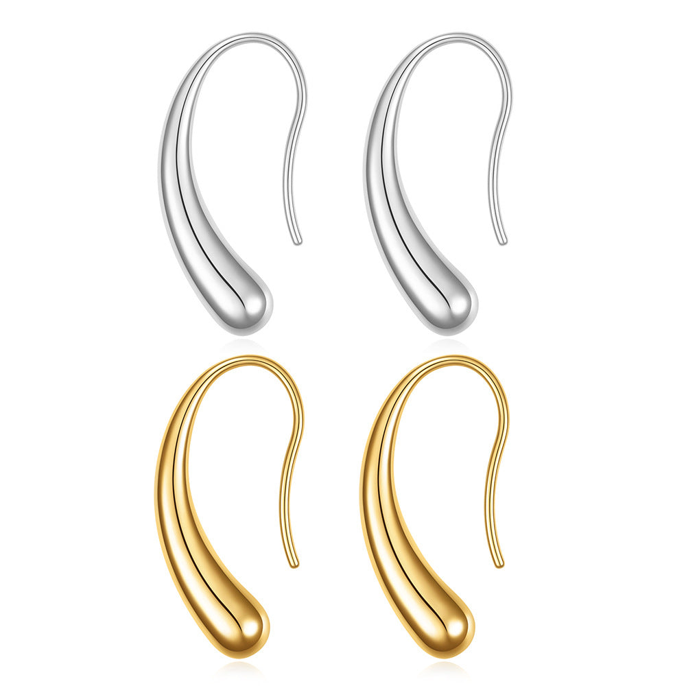 Damen Ohrhänger mit elegantem geschwungenem Design Shop Nory