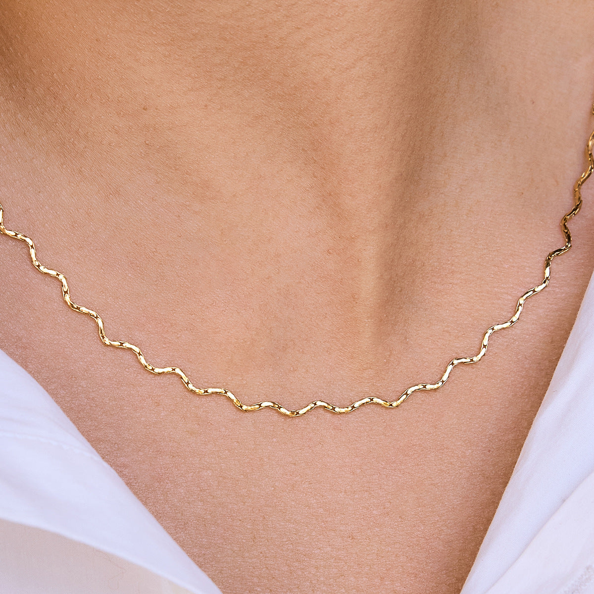 Damen Kette mit verlängerbarem Design aus hypoallergenem Edelstahl Shop Nory
