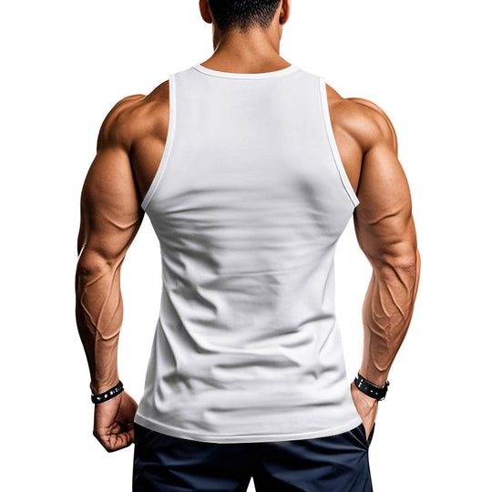 Herren atmungsaktives Fitness Tanktop mit Racerback-Schnitt