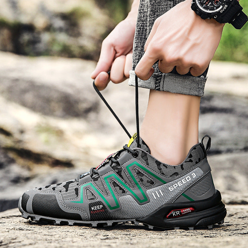 Herren Leichte Trail-Laufschuhe mit rutschfester Sohle und atmungsaktivem Obermaterial