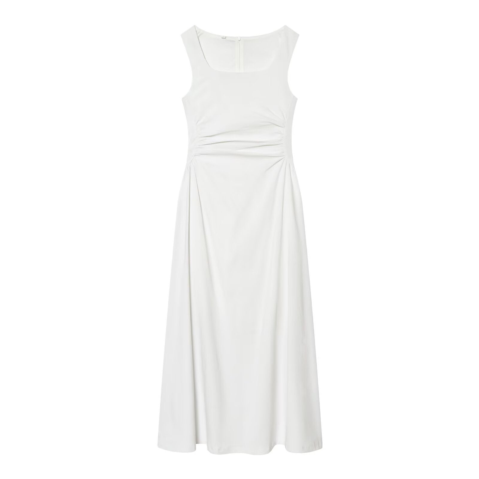 Damen elegantes Maxikleid mit quadratischem Ausschnitt und schmeichelndem Schnitt Shopnory