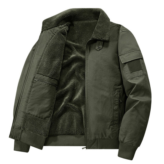 Herren Stylische Übergangsjacke mit Teddyfutter Shop Nory
