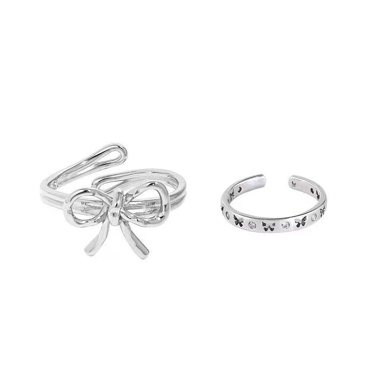 Damen Designer Ring mit elegantem Schleifenmotiv Shop Nory