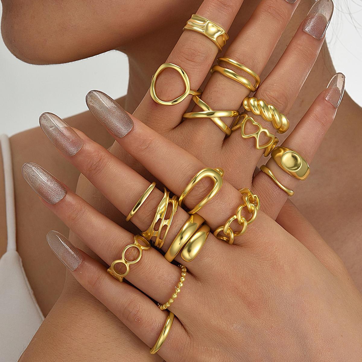 Damen Ring-Set mit modernen und variierenden Designs Shop Nory