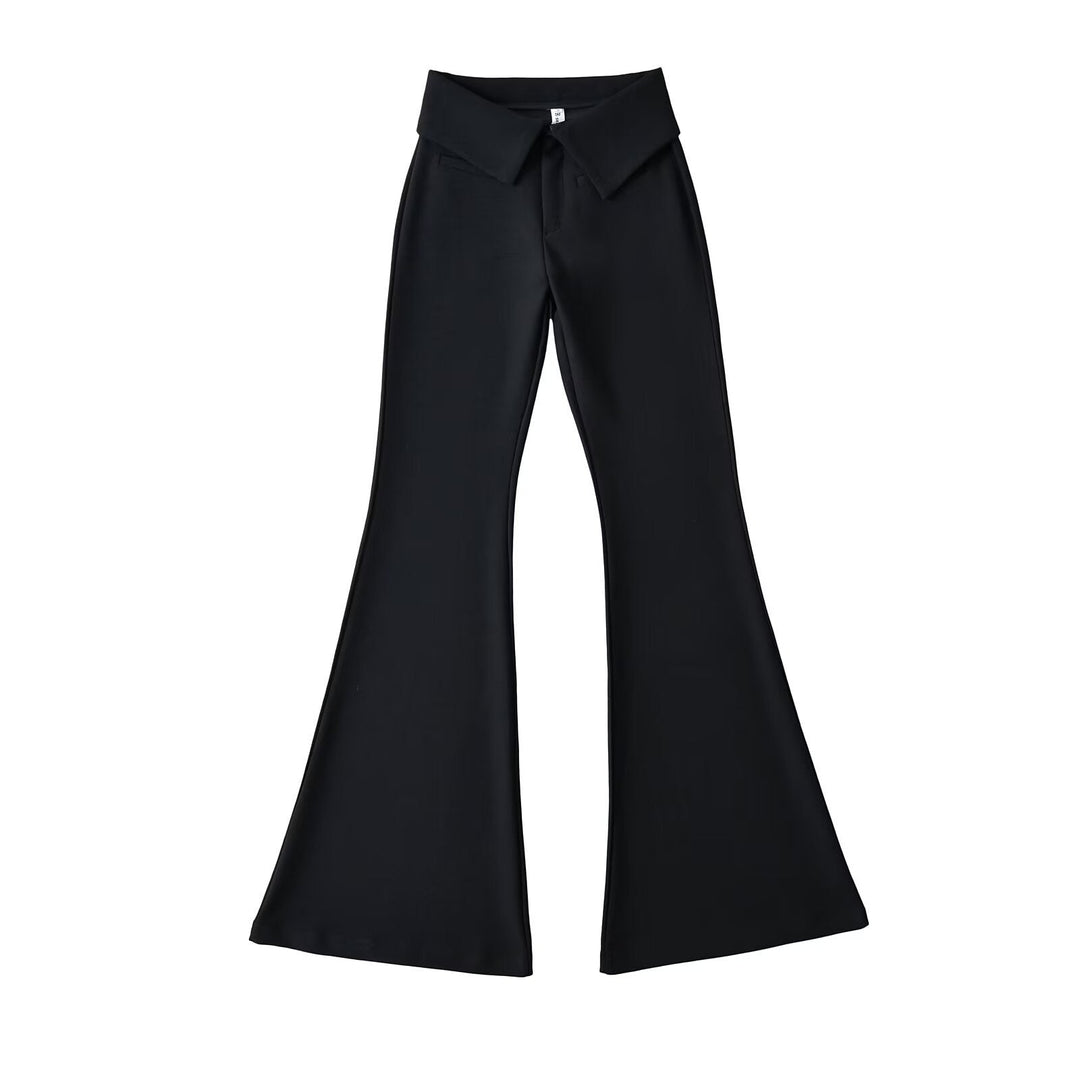 Damen elegante Flared-Hose