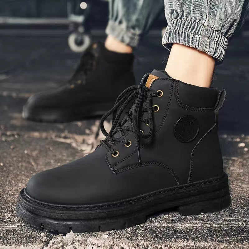 Damen Schnür-Biker-Boots mit robuster Plateau-Sohle Shop Nory