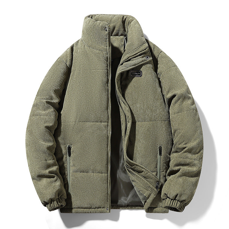 Herren Warme Steppjacke mit hohem Kragen Shop Nory
