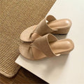 Damen elegante Wedge-Sandalen mit modernem Riemendesign