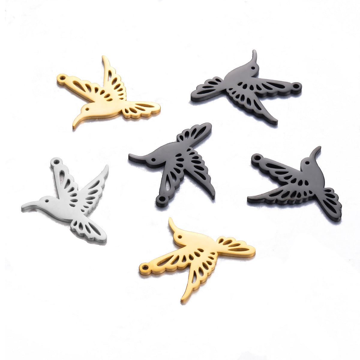 Damen eleganter Kolibri-Anhänger aus hochwertigem Metall Shop Nory