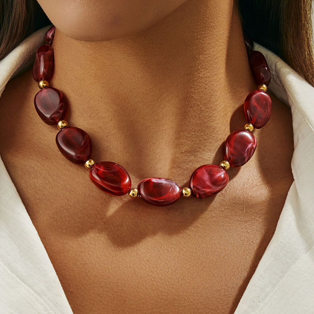 Damen Chunky Halskette aus hochwertigem Kaschmir Shop Nory