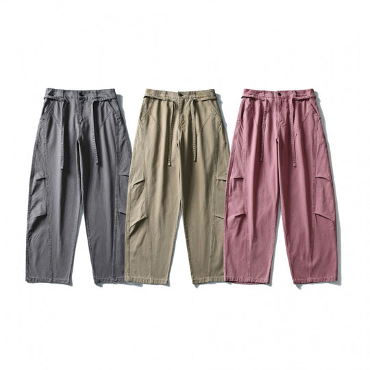 Herren Utility-Cargo-Hose im weiten Relaxed-Fit mit Kordelbund und aufgesetzten Beintaschen Shop Nory
