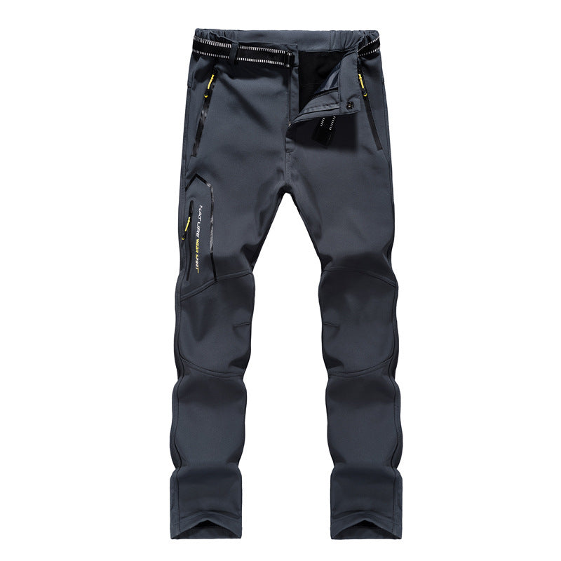 Damen Softshell-Trekkinghose mit vorgeformten Kniepartien, wasserabweisender Membran und Reißverschlusstaschen Shop Nory