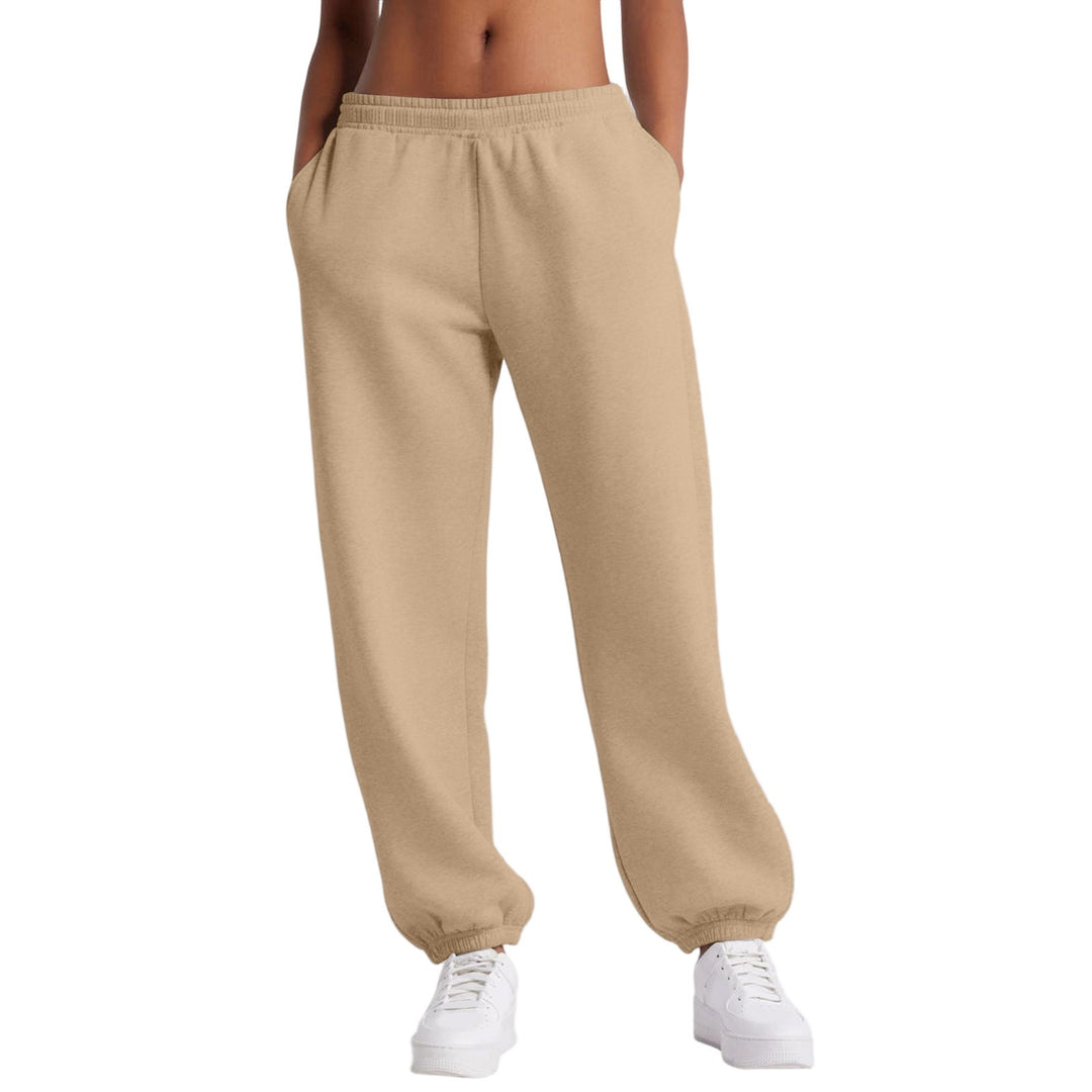 Damen nan schmale High‑Waist Sweat-Jogginghose mit hohem Komfortbund, verstellbarem Kordelzug und elastischen Knöchelbündchen Shop Nory