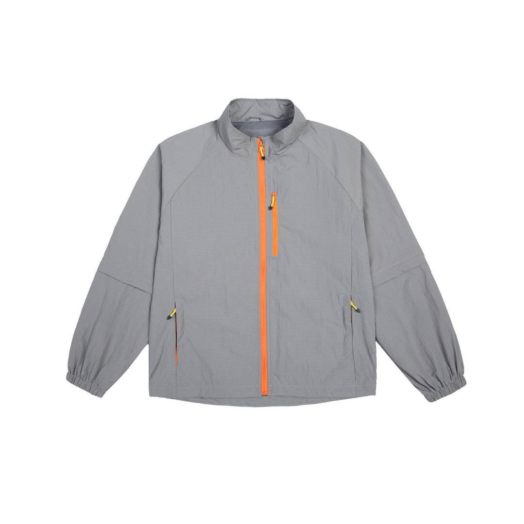 Herren leichte Ripstop-Überzugsjacke mit Stehkragen, Brusttasche und elastischen Bündchen Shop Nory