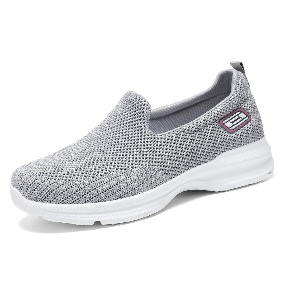 Damen nan nahtloser Strick-Slip-On Walking-Sneaker mit ergonomischer Memory-Fußbett-Einlage Shop Nory
