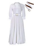 Women 's solide Farbe große Größe Kleid