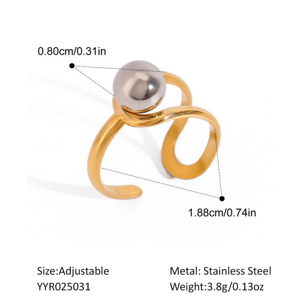 Damen trendiger Statement-Ring Shop Nory