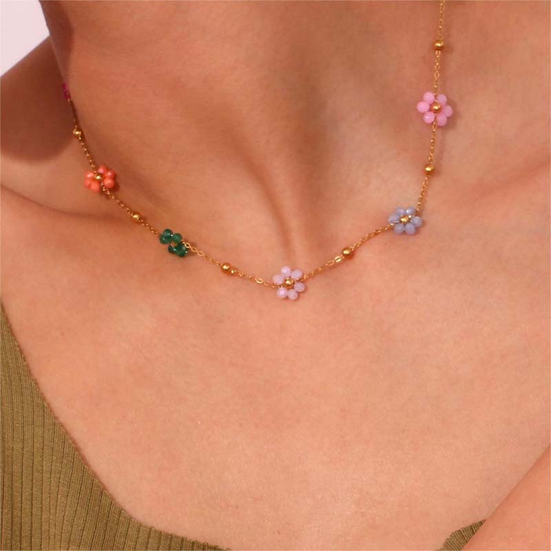 Böhmische Blumen Halskette | Shop Nory
